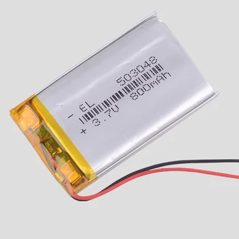 3.7 800 mah 503048 PLIB polymer li-ion li-ion baterija za video recorder GPS, mp4, mp3 stari Alcatel 715 lampe svjetiljku video