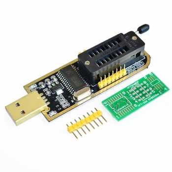 Adapter программатора CH341 +adapter SOIC8+ spona SOP8 kabel+ac adapter za 1,8 U,USB-softver za USB flash memorije EEPROM CH341A