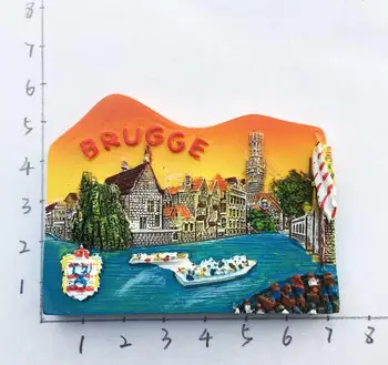 Belgija Bruges Suvenir Magneti za Hladnjak