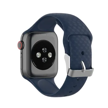 Essidi Individualni Dizajn Silikon Remen Za Apple Watch Serije 6 5 4 3 2 1 SE Blaga Narukvica Narukvica Na Zglob Correa Za 44 42 40 38 mm