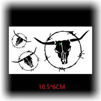 Vodootporne privremena tetovaža Oznaka na tijelu krava i bik totem tattoo naljepnice flash-tetovaža lažne tetovaže za muškarce