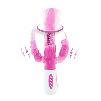 YEMA 12 Načina Vibracije Vibratorom s rotacijom 360 stupnjeva za žene Anal balls Vibrator Rabbit Seks-igračke za žene Seks-proizvod za odrasle